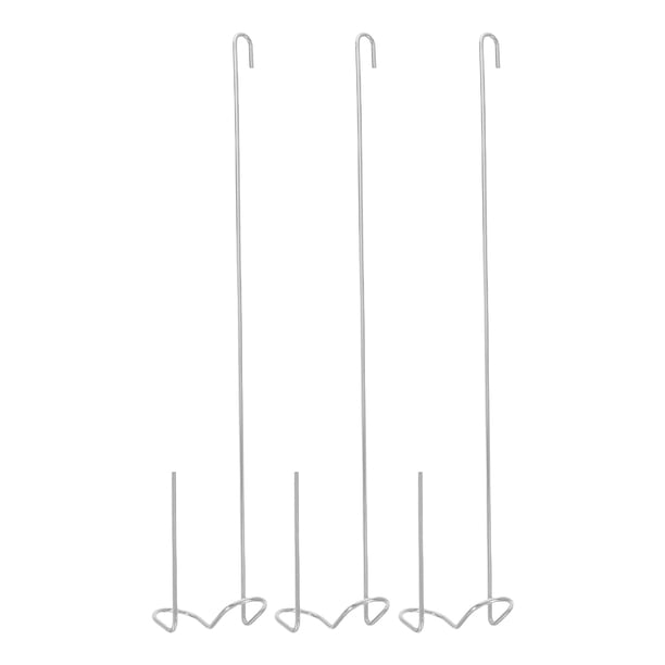ColoMX 3 piezas colgantes soportes de aire plantas de aire perchas de aire acero inoxidable tillandsia ganchos colgantes