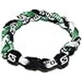 thumbnail image 3 of Sport Ropes Triple Titanium Bracelet (Green/Black/White, 8"), 3 of 4