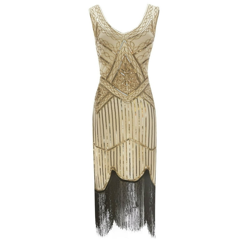 YWDJ Dress for Women Elegant for Party Plus Size Vintage 1920s