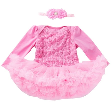 

ZHAGHMIN Teenage Girl Clothes Spring Autumn Children Romper Set Tutu Dress And Headband 2Pcs Princess Baby Clothes Set 18Months-Baby Girl Clothes School Shirts For Teen Girls New Born Girl Baby Gift