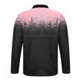 thumbnail image 5 of Blczomt Polos for Men Dress Pink Casual Long Sleeve Polos Button Collared Men's Fashion, 5 of 6