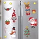 thumbnail image 5 of Xihbxyly Pegatinas Magnéticas Navideñas, Decoración Festiva para Puertas de Garaje y Coches, con Copos de Nieve Brillantes y Diseño de Papá Noel, Fáciles de Aplicar, para El Hogar, El Garaje, Fiestas, 5 of 6