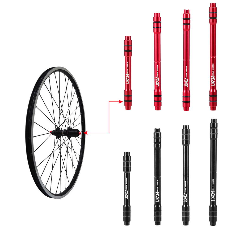 GOLDEAL Bicycle Wheel Fork Axle 12mm Front Thru Axle to 9mm Quick Release Skewer Adapter Conversion GOLDEAL Bicycle Wheel Fork Axle 12mm Front Thru Axle to 9mm Quick Release Skewer Adapter Conversion