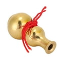 thumbnail image 4 of Calabaza de estatua de latón, calabaza de estatua de latón, accesorios chinos para decoración del hogar, calabaza Feng Shui de latón, máxima comodidad, 4 of 9