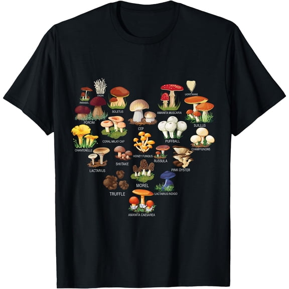 Mushroom Mycology Fungi Foraging Mushrooms Whisperer Fungus Unisex T-Shirt for Men Women Kids Toddler