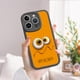 thumbnail image 1 of ¡Expresa tu personalidad con esta peculiar funda plateada mate con estampado de dibujos animados para iPhone 15 Pro Max!, 1 of 3