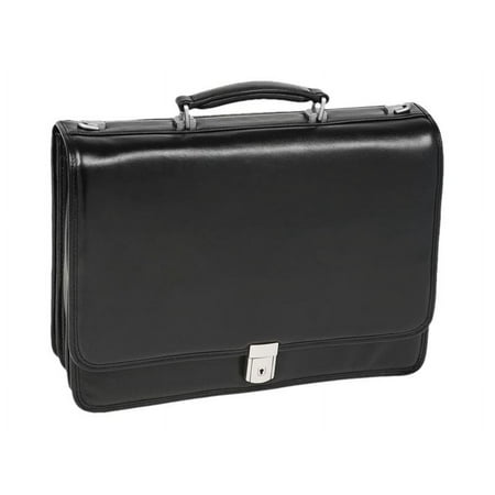 River North Leather Laptop Briefcase