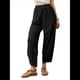 thumbnail image 3 of Pantalones Anchos y Holgados para Mujer, Estilo Palazzo Harén, Informales, con Cintura Elástica y Bolsillos. Negro M, 3 of 10
