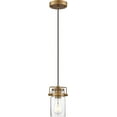 thumbnail image 3 of 60/6735-Nuvo Lighting-Antebellum-1 Light Mini Pendant-5 Inches Wide by 7.5 Inches High-Vintage Brass Finish    -Traditional Installation, 3 of 9