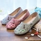 thumbnail image 5 of XIHAHA-bailarinas de lona bordadas hechas a mano para mujer, bailarinas chinas cómodas, zapatos veganos bordados, 5 of 5