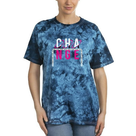 New Change Pink Art Tie Dye Crystal Women -Image by Shutterstock, Female Medium
