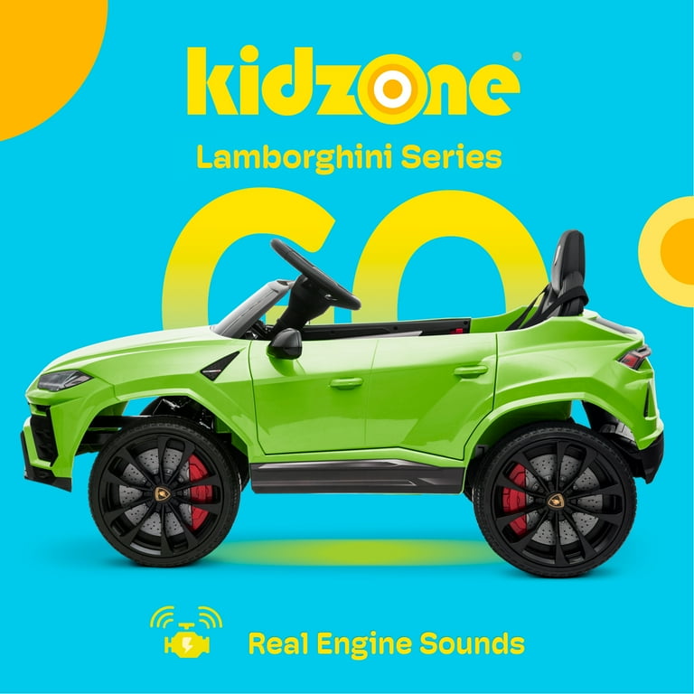 Kidzone 12V Lamborghini Urus Toy Car, Electric Vehicle with High