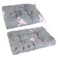 thumbnail image 5 of Buytoshop Rocking Chair Cushions Set,Porch Rocker Cushions for Living Room Rockers,Back Cushion with Ties,Grey_BeigeLeaf, 5 of 5