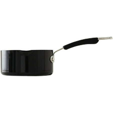 Better Homes and Gardens 1-Qt. Porcelain Enamel Nonstick Sauce Pan, Black