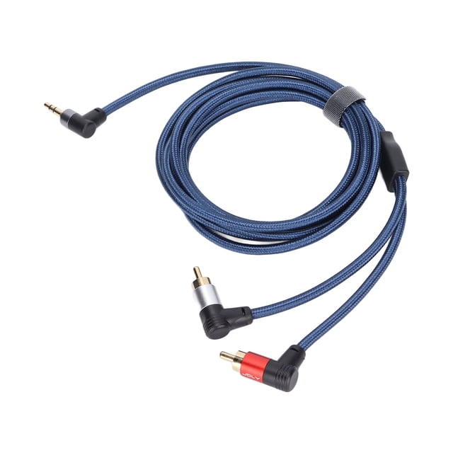 Accesorios electrónicos para automóviles, cable de audio estéreo macho de 3,5 mm a 2 RCA Convertidor de audio Estándares líderes en la industria