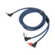 thumbnail image 2 of Adaptador macho de 3,5 mm a 2 RCA Cable de audio estéreo de nailon trenzado para altavoces amplificador mezclador, 2 of 8