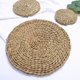 thumbnail image 2 of Manteles individuales de paja de 20 cm, redondos, tejidos a mano (3 piezas), manteles individuales de alta calidad, salvamanteles, manteles individuales aislantes resistentes al calor, 2 of 5