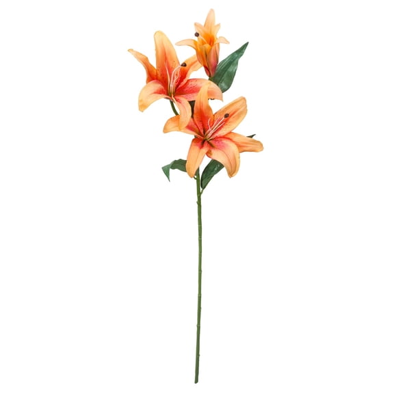 12 Pack: Flame Casablanca Lily Stem by Ashland