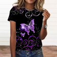 thumbnail image 1 of T-Shirt à Manches Courtes Imprimé 3d Fleur de Rose pour Femmes Été Mignon Chien Graphiques T-Shirt Col Rond TP-6TG, 1 of 5