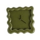 thumbnail image 4 of Reloj de pared cuadrado adorno regalos ligero silencioso decorativo colgante reloj para Verde, 4 of 9