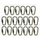 thumbnail image 4 of 20x Mosquetones de material acero, Llavero en apariencia de Bloqueo de Tornillo, Gancho para Camping, Senderismo, Viajes, 4 of 9