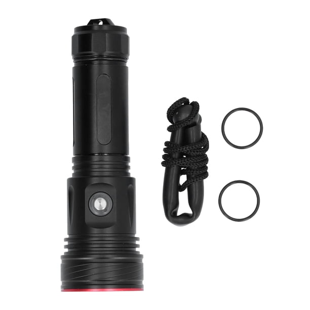 Linterna de buceo profesional XHP70.2 de 3000 lm, IP68, resistente al agua, de gran luminosidad, para pesca y camping.