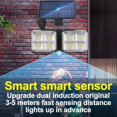 thumbnail image 3 of Luz De Pared Solar Al Aire Libre 120 Led Sensor De Movimiento Luz De Pared Impermeable 3 Modos Luz De Noche Para Camino Al Aire Libre Patio Jardín matsuzay HA035855-00, 3 of 6