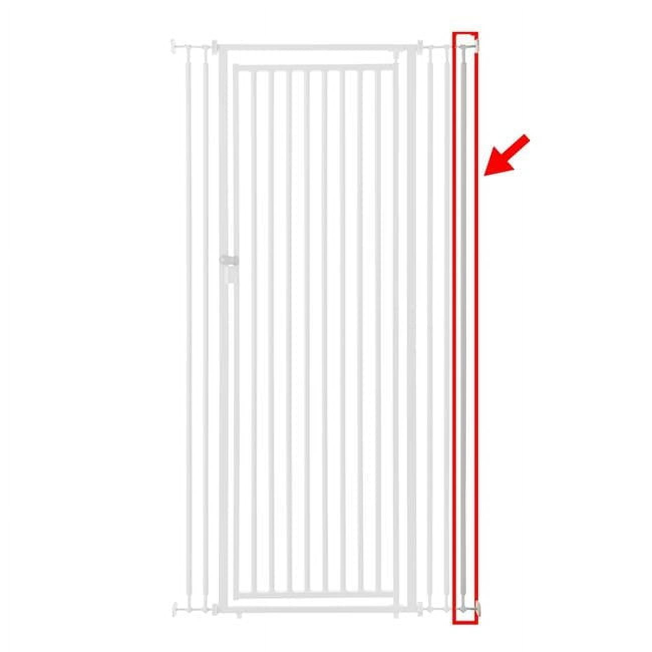 Richell White Cat Safety Gate Extra Bar, 0.7" L X 0.7" W X 70" H