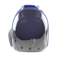 thumbnail image 1 of Mochila TRANSPARENTE para mascotas Fancy Pets Viaje Azul, 1 of 4