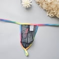 thumbnail image 2 of Rbaofujie Boxer Briefs For Men Men's Netting Breathable Sexy Underwear Rope U-shaped Pouch Exquisite Design T-back Boxers Men’S Underwear, 2 of 6