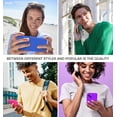 thumbnail image 6 of Compatible with iPhone 15 Plus Case, Upgrade Liquid Silicone [Enhanced Camera Protection] [Soft Anti-Scratch Microfiber Lining] Shockproof Phone Case for iPhone 15 Plus 6.7 inch - Neon Purple, 6 of 14
