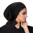 thumbnail image 4 of Clearance & Promo,Women's Linen Long Tail Headscarf Cap, Crystal Wavy Pattern, Fashionable Hat, for Daily/Travel, Breathable, Versatile Accessory Perfect for Weekends|100%Polyester,Wine, 4 of 9