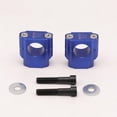 thumbnail image 4 of 2x elevadores de manillar de motocicleta universales, abrazadera de montaje de barras de manillar de 28 mm, accesorios de piezas de adaptador de - Azul shamjiam Elevador de manillar, 4 of 6