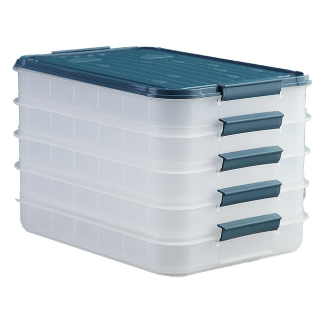 Boutique Food Storage Christmas Clearance Cold Food Boxes for Fridge Sausage Storage Refrigerator Box Stackable Fridge Organiser Food Storage Containers With Lid Food Storage Boxes Fridge Storage Box