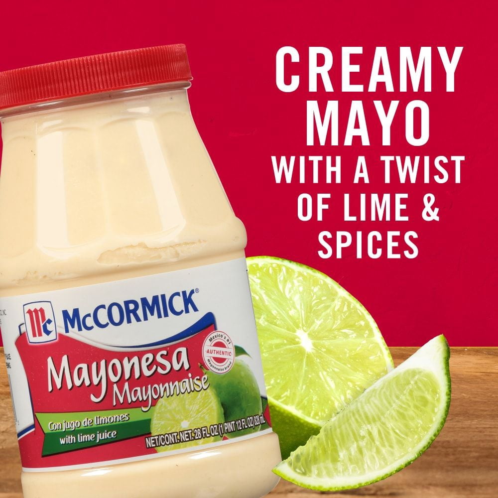 McCormick Mayonesa (Mayonnaise) With Lime Juice 28 fl oz - Pack of 2