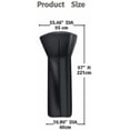 thumbnail image 3 of 210d Black Heavy Duty Waterproof Standup Patio Heater Cover Heater Covers6417242422929, 3 of 4