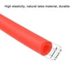 thumbnail image 3 of Uxcell Natural Latex Rubber Tubing 1.6mm ID 3.2mm OD 16ft Red Highly Elastic for Sports Exercise Fitness, 3 of 5