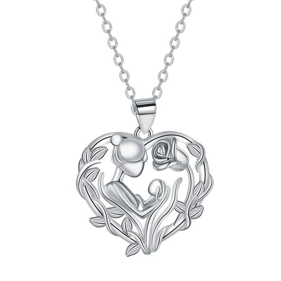 Mothers Day Gifts for Mom Mother Son Necklace from Mother and Son Necklaces Sterling Silver Mothers Day Necklace for Mom Wife