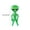 Green#2, variant on Oioii PVC Inflatable Alien Figurine, Creative Halloween Decor, Perfect for Bar, Stage, Advertising Props, Party Display and Outdoor/Indoor Holiday Decoration,Green#2