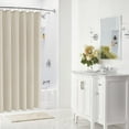 thumbnail image 5 of Stall Small Shower Curtain Liner 36 x 72 Inches, Beige Shower Curtain Liner, Washable Waterproof Fabric Shower Liner for Bathroom, Machine Washable, 5 of 6