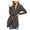 Khaki, variant on IROINNID Womens Cardigans Long Sleeve Solid Color Long Sleeve Irregular Hem Tie The Waist Cardigan Top,Khaki