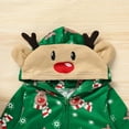 thumbnail image 2 of GRNSHTS Christmas Family Matching Jumpsuit Pajamas One-Piece Mom Dad Kids Baby Reindeer Hoodie Romper Jumpsuit Zipper Pjs, 2 of 6