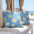 thumbnail image 3 of Throw Pillow Covers 18x18 Inch Set of 2, Decorative Pastoral Pillow Cases for Living Room and Outdoor Sofa, Ocean, 3 of 4