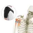 thumbnail image 5 of Hombre de invierno elástico deporte alivio del dolor solo hombro Pad Protector Brace negro, 5 of 5