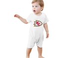 KC Chiefss Team fan Apparel TShirt Logo Newborn Baby short sleeve