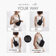 thumbnail image 6 of Motion Crossbody Sling Bag – Hynes Eagle – Jet Black, 6 of 9