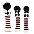 thumbnail image 1 of 3Pcs Golf Headcover Driver Fairway UT Head Cover Socks Sleeve, 1 of 8