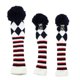 thumbnail image 1 of Paquete de 3 Cubiertas para La Cabeza de Tejida Pom Pom Driver # 1 # 3 # 5 Cubierta para La Cabeza de de Calle - Blanco y Negro Blanco negro Soledad Cubierta de la cabeza del palo de golf, 1 of 10