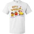 thumbnail image 3 of Inktastic Happy Thanksgiving Turkey Train with Food T-Shirt, 3 of 5