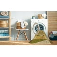 thumbnail image 2 of Ahgly Company Machine Washable Indoor Round Transitional Dark Golden Rod Brown Area Rugs, 4' Round, 2 of 7